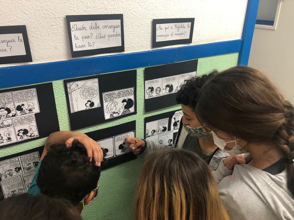 El CEIP La Venta del Viso celebra el Día de la Paz con Mafalda
