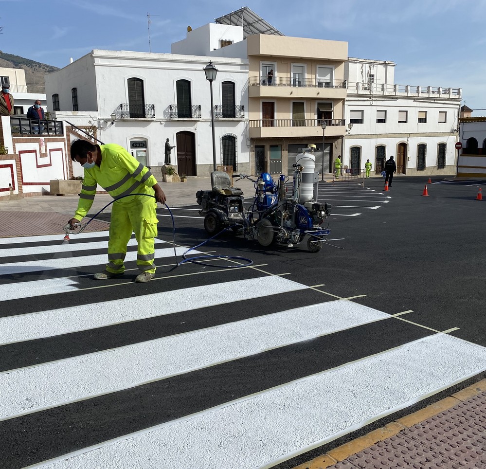 Finalizan en Dalías las obras de abastecimiento, saneamiento, pavimentación y señalización de las principales vías
