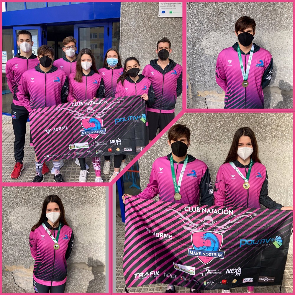 Mare Nostrum gana ocho medallas en el Campeonato de Andalucía junio-absoluto de invierno