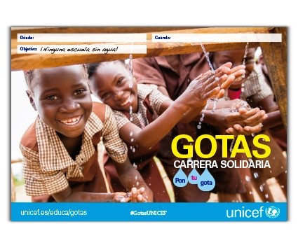 Los escolares de Vícar aportaran miles de gotas a la carrera solidaria de Unicef