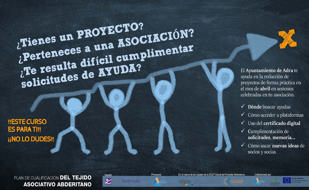 Las asociaciones de Adra contarán con formación para avanzar en su autogestión y capacitación