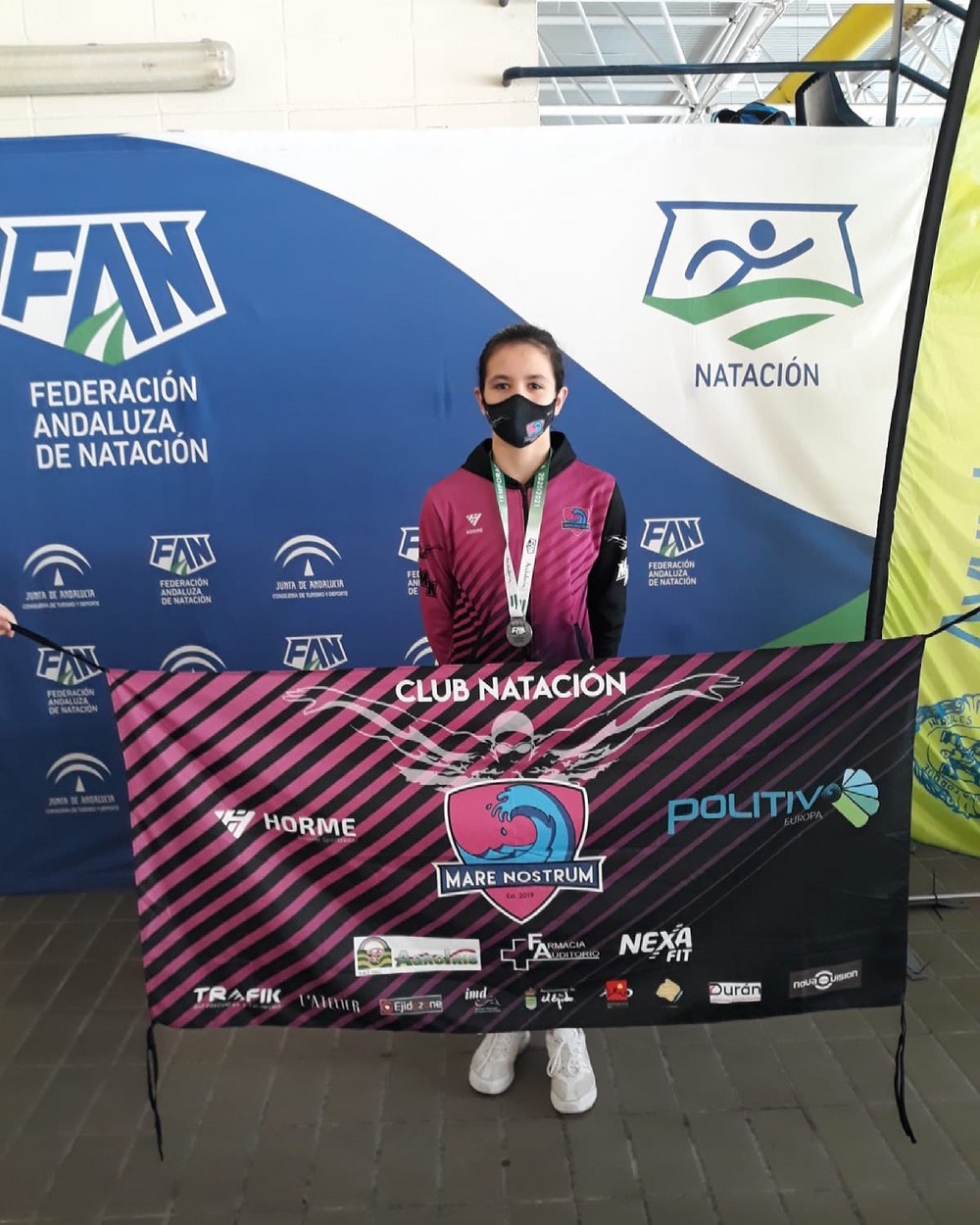 Mare Nostrum suma cinco medallas en el Campeonato de Andalucía alevín de invierno