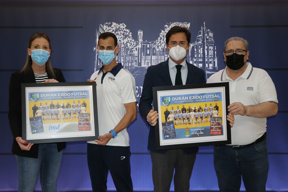 Ayuntamiento y CD El Ejido Futsal convencidos de que ¡Los sueños se cumplen!