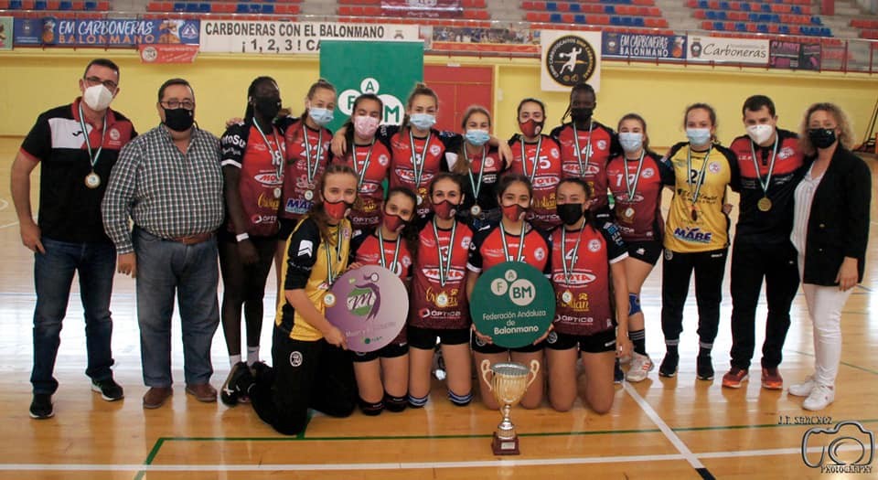 El Club Balonmano Roquetas obtiene cinco medallas en las Final Four Provinciales