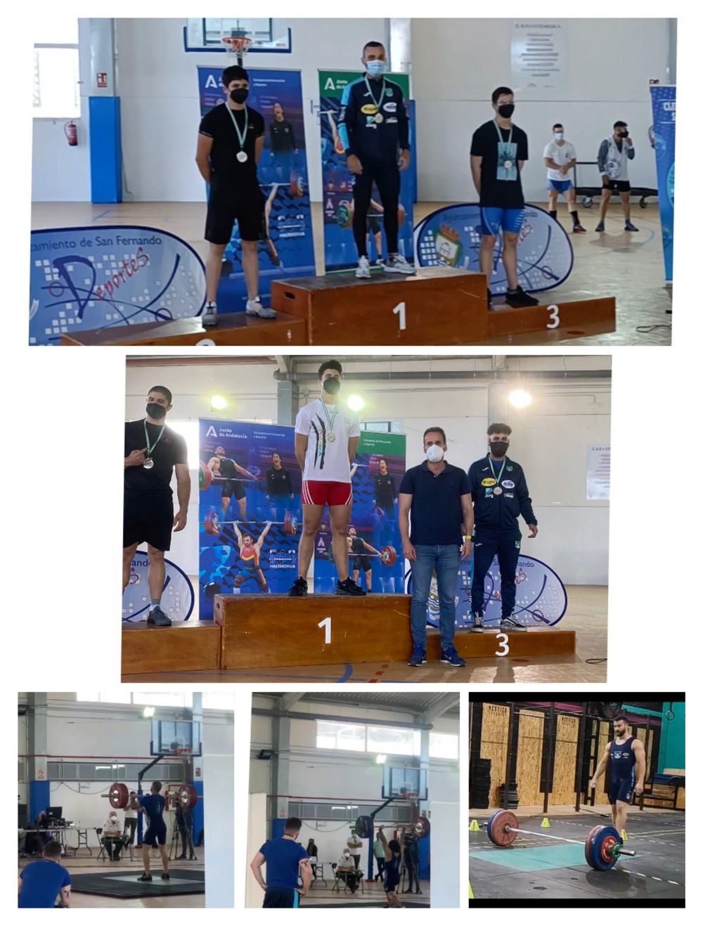 Club Halterejido logra siete medallas en el Campeonato de Andalucía de halterofilia
