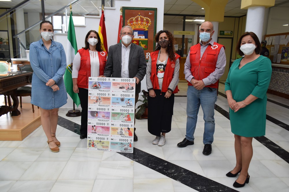 Ayuntamiento de Vícar y Cruz Roja apelan a la solidaridad con ocasión del Sorteo de Oro