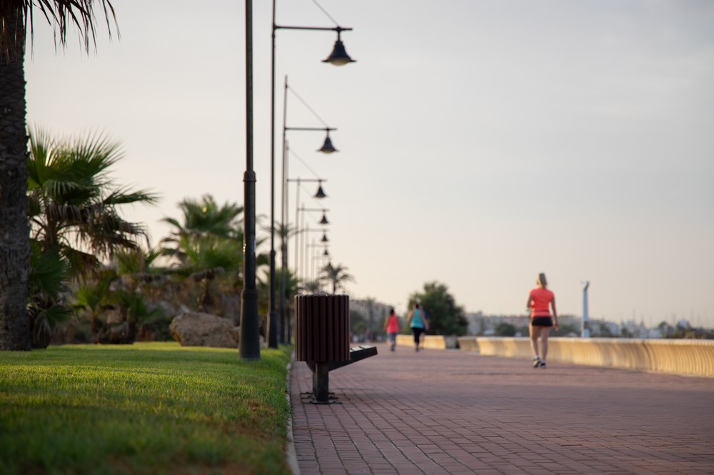 El equipo de Gobierno mejora el sistema de alumbrado público de los paseos de Levante y Poniente de Almerimar