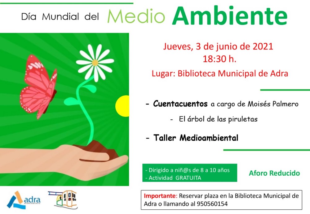 La Biblioteca Municipal de Adra celebra el Día Mundial del Medio Ambiente con una actividad de lectura para niños