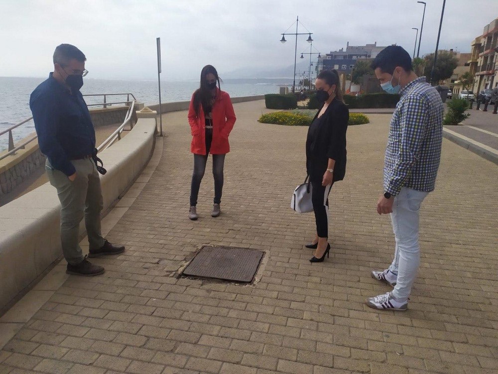 VOX El Ejido denuncia el abandono del Paseo Marítimo de Balerma