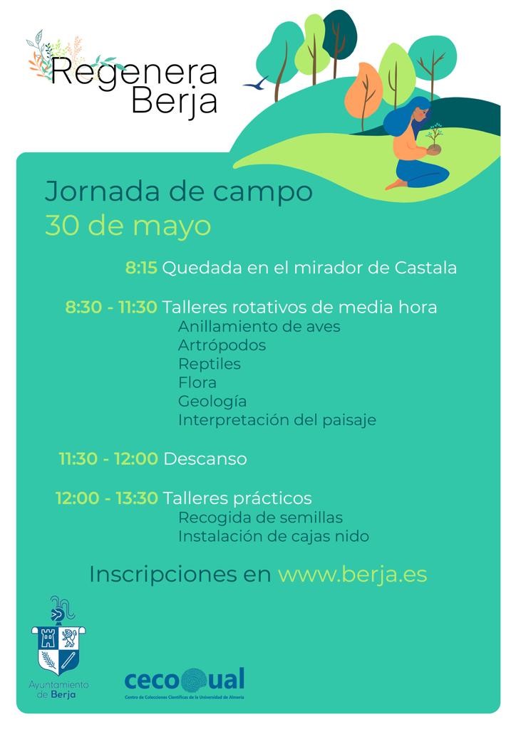El proyecto Regenera Berja tendrá este domingo una jornada con talleres prácticos en Castala
