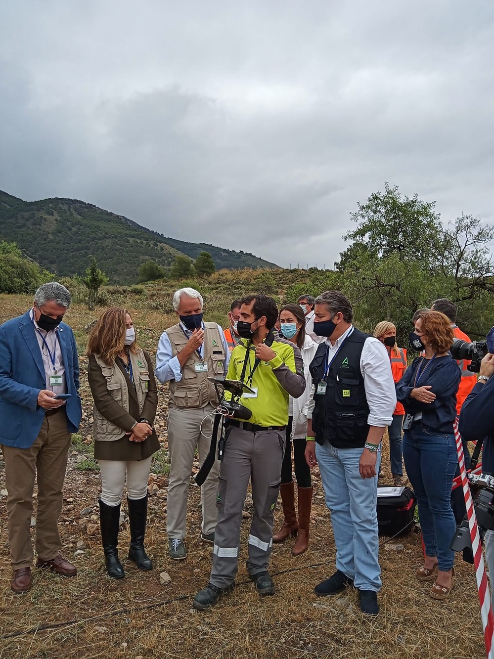La Junta convoca en Berja a un centenar de efectivos para testar la capacidad de respuesta en caso de incendio forestal