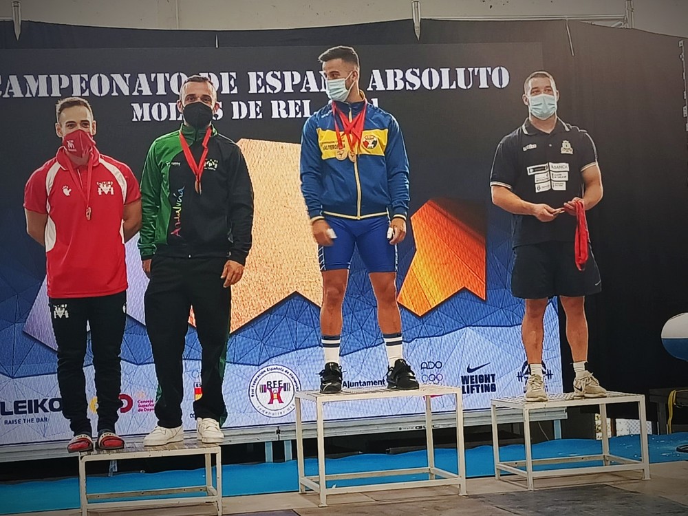 Antonio Tarifa, del CD Halterejido, logra dos bronces en el Campeonato de España absoluto