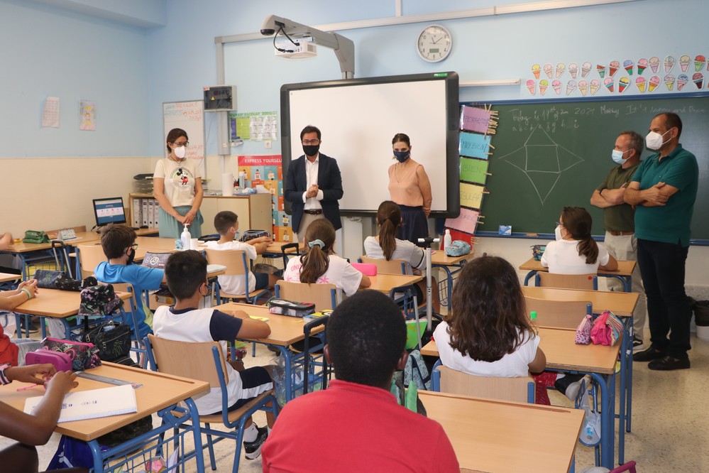 Francisco Góngora participa en la experiencia escolar ‘Y tú, ¿qué haces por mí?’ del CEIP Laimún