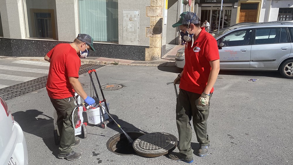 El Ayuntamiento de Berja intensifica las labores de control de plagas con la llegada del verano