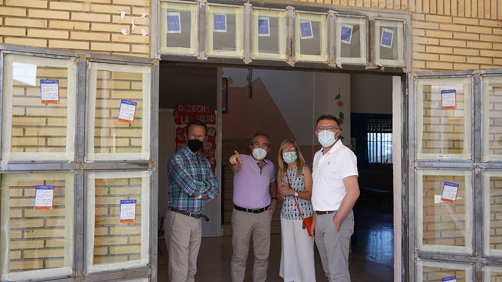 Las obras de reforma del CEIP San Tesifón de Berja avanzan a buen ritmo