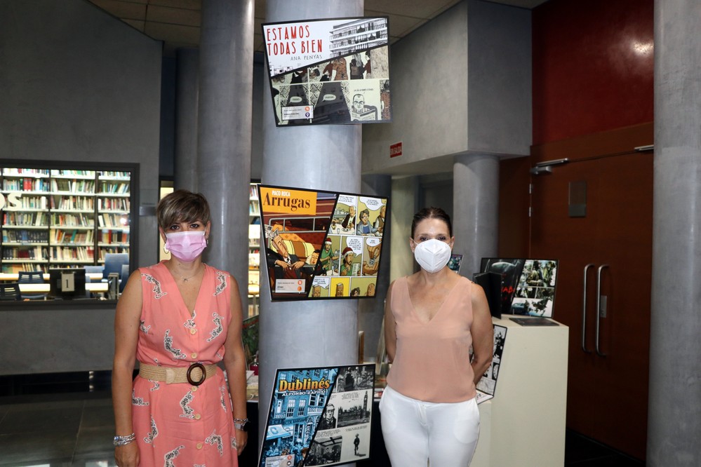 La Biblioteca de El Ejido acoge una variada y completa exposición de cómic por temáticas para desmitificar este género y acercarlo a lectores de todas las edades