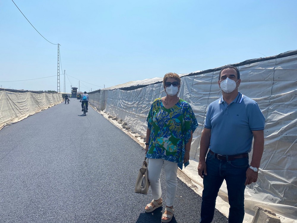 Arrancan las obras de arreglo de varios caminos rurales de La Mojonera