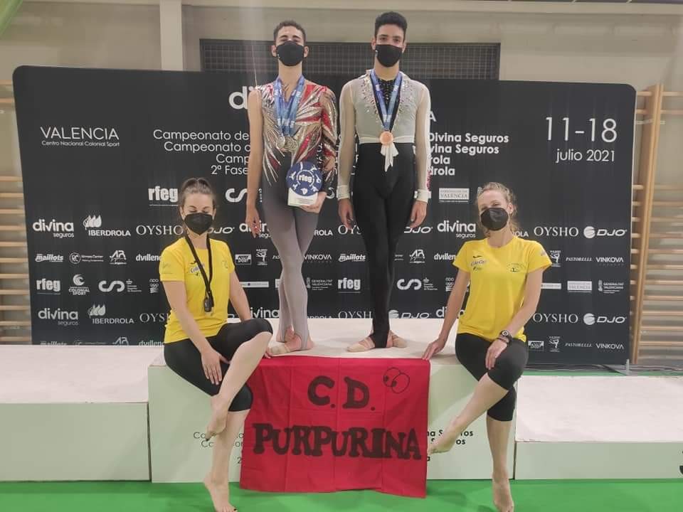 El Club Deportivo Purpurina de Roquetas de Mar asciende a la Primera Categoría de Gimnasia Rítmica