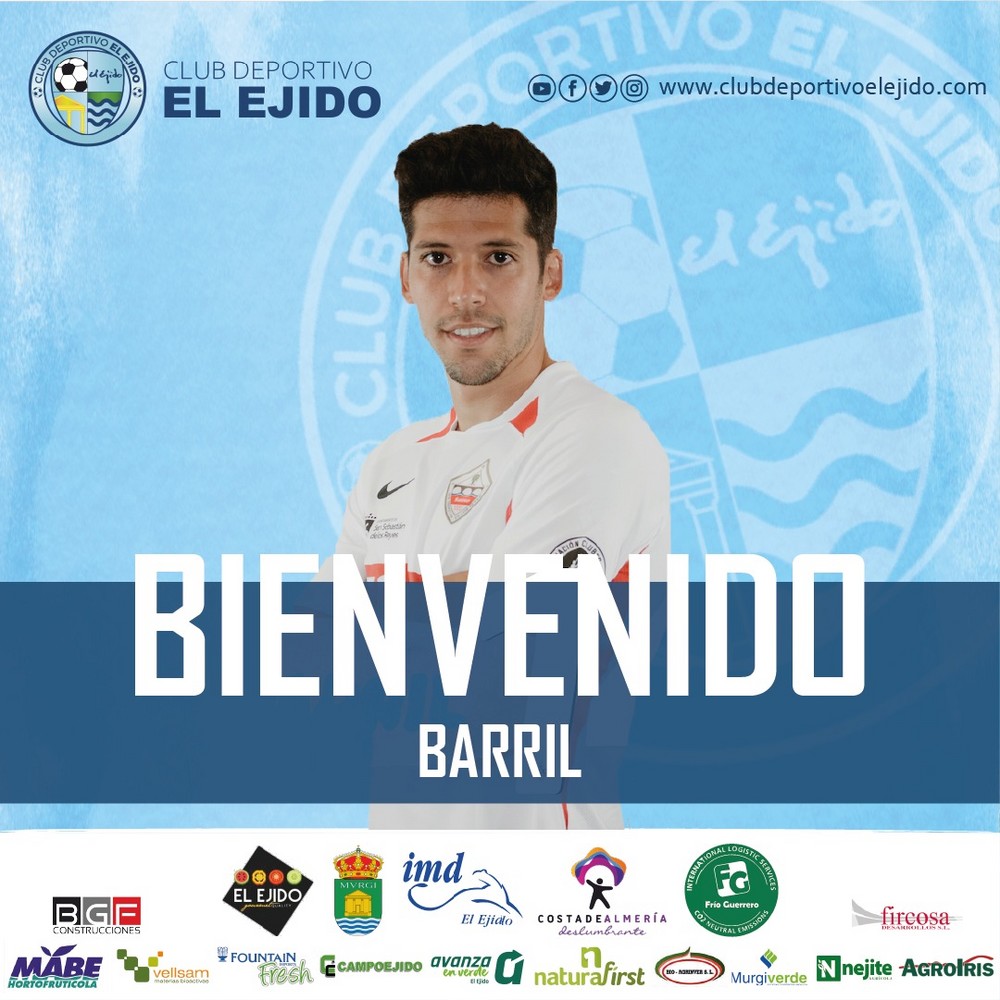 El CD El Ejido ficha a Barril para el centro del campo