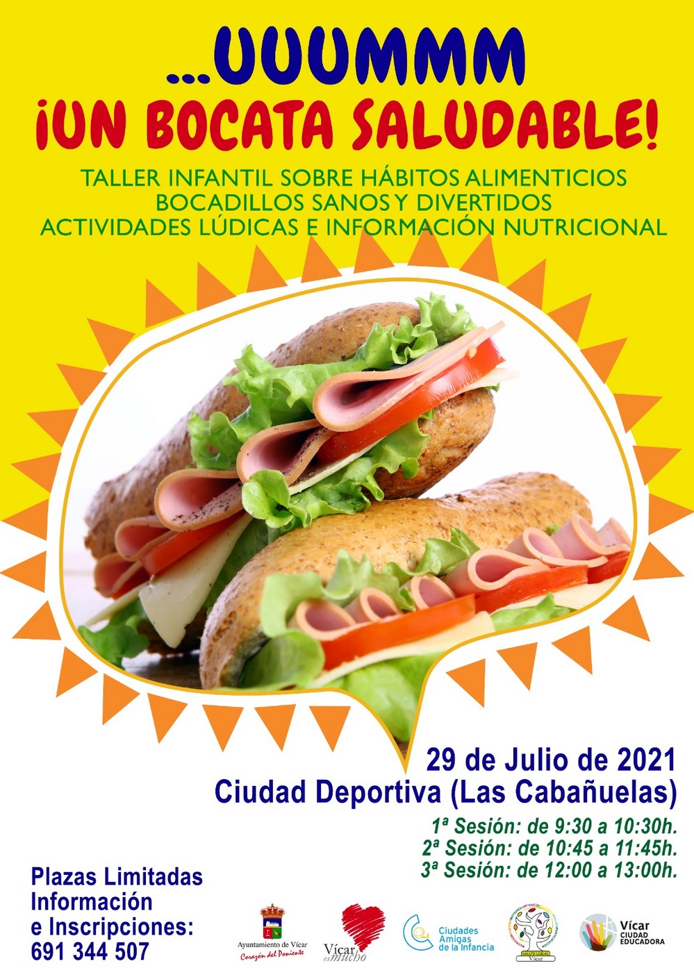 Vícar realiza un nuevo taller infantil para aprender a comer de manera saludable