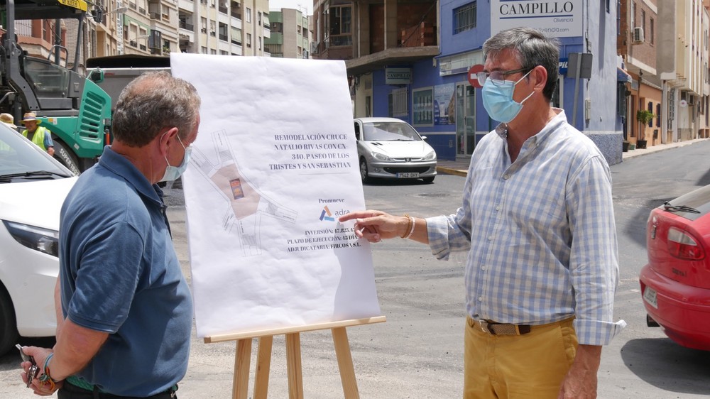 Adra lucirá un nuevo acceso a la ciudad con su escudo en el cruce de la N-340 y Natalio Rivas