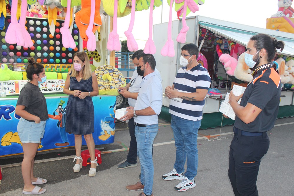 San Agustín disfruta desde ayer de una ‘Feria Segura’ en la que se han extremado las medidas de protección frente al COVID-19