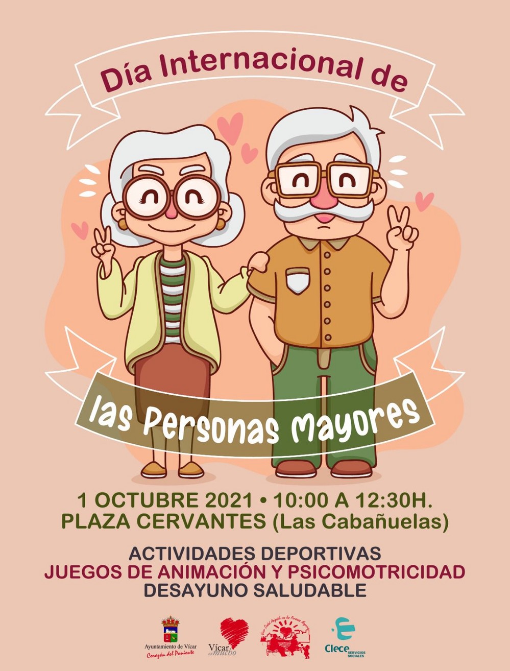 Vícar celebrará el Día del Mayor con una jornada de puertas abiertas en la Unidad de Estancias Diurnas de Las Cabañuelas