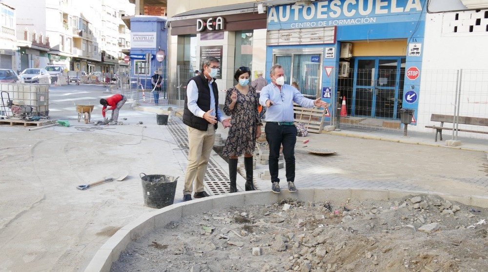 Las obras del cruce entre la N-340 y Natalio Rivas encaran su recta final