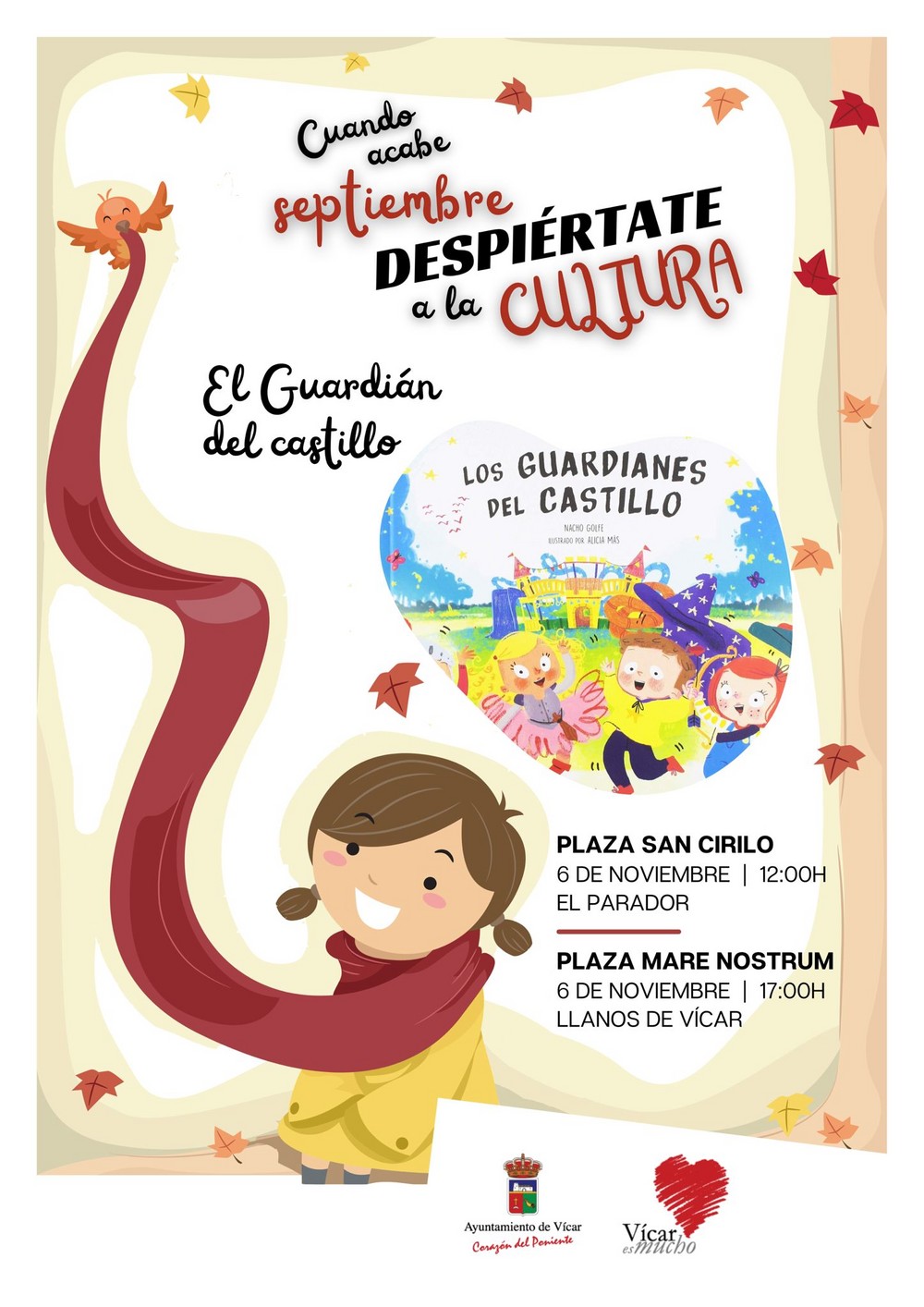 Doble sesión en la penúltima etapa de ‘Cuando acabe Septiembre. Despiértate a la Cultura