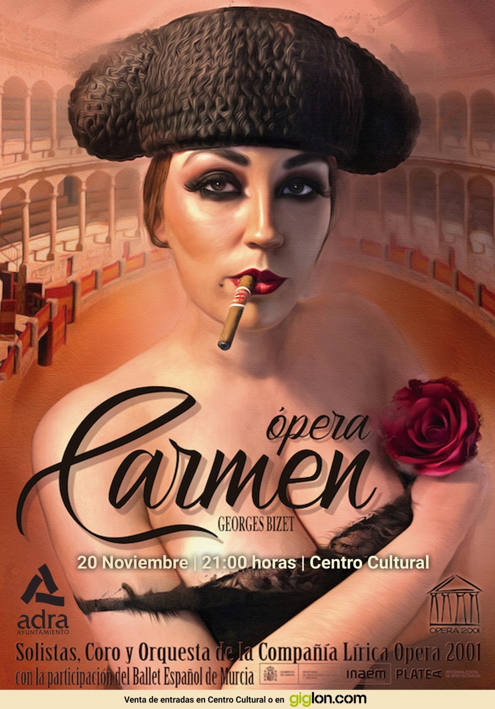 ‘Ópera Carmen’, una de las citas más esperadas del otoño abderitano, llega a la ciudad milenaria este sábado