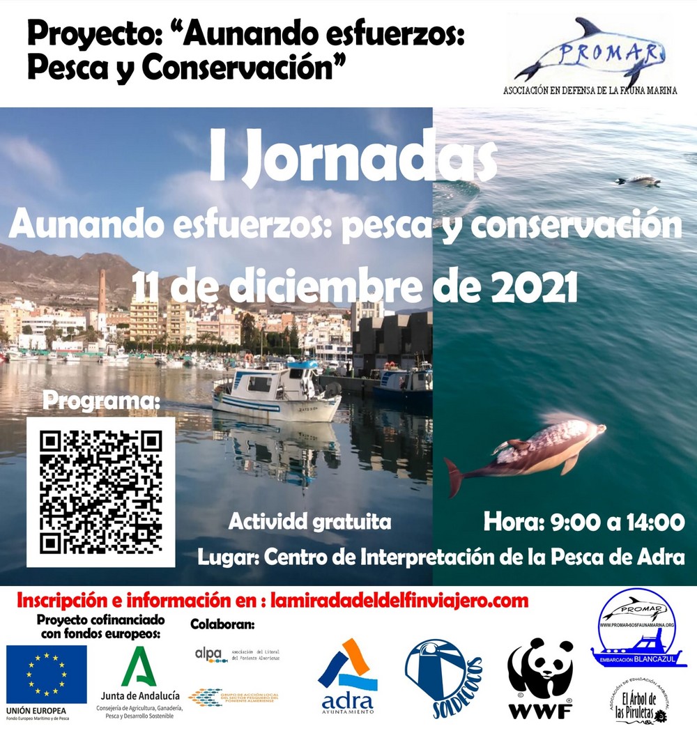 Adra acoge el próximo 11 de diciembre las I Jornadas “Aunando Esfuerzos: Pesca y Conservación”