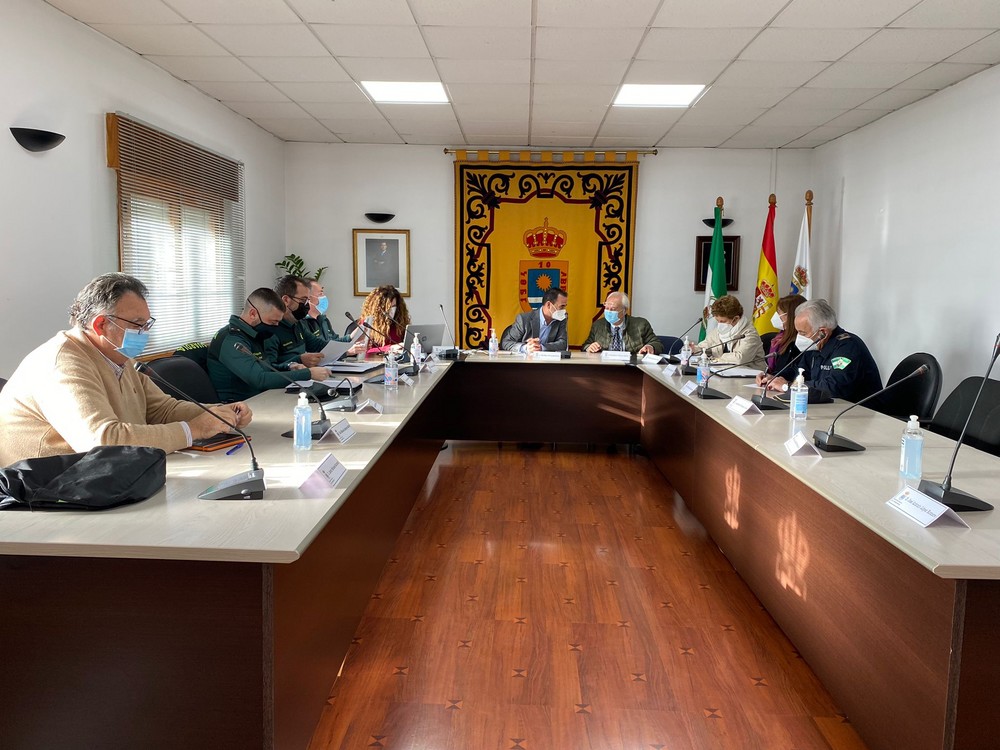 La Junta Local de Seguridad de La Mojonera constata la reducción de los robos tras el refuerzo de la vigilancia de la Guardia Civil