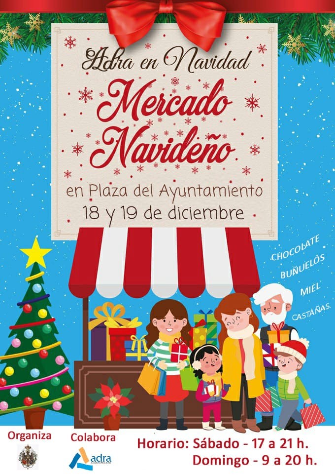 La ciudad de Adra acoge este fin de semana su tradicional Mercadillo Navideño