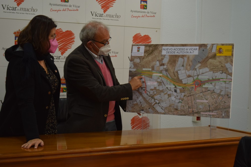 El nuevo enlace con la A-7 por Las Cabañuelas será una obra clave en el desarrollo futuro de la Gran Ciudad de Vicar