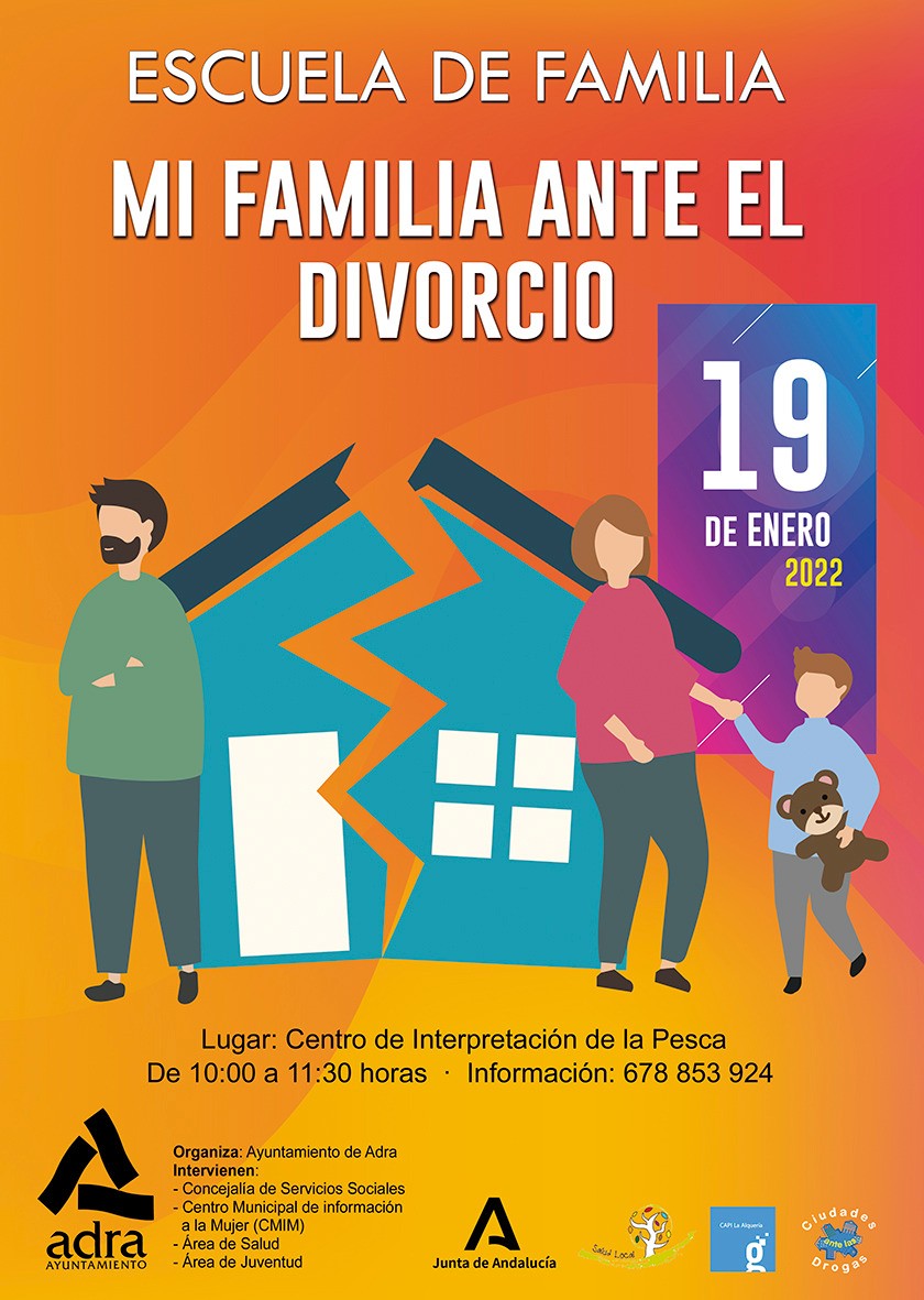 ‘Mi familia ante el divorcio’, siguiente coloquio de la ‘Escuela de Familia’ que se celebra el 19 de enero