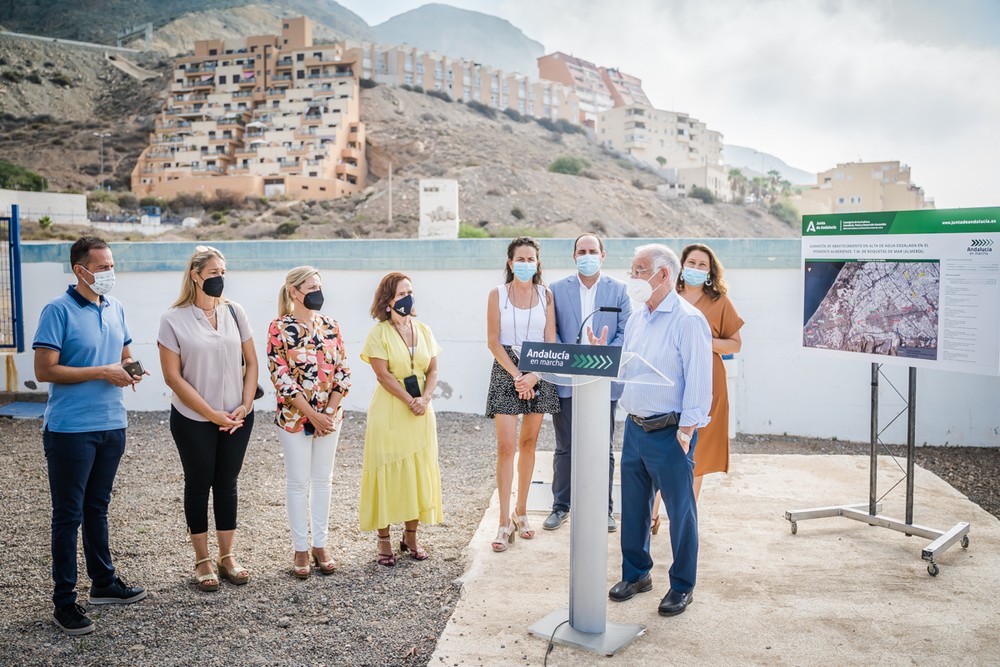 La Junta da luz verde al proyecto de abastecimiento en alta de agua desalada de Roquetas de Mar