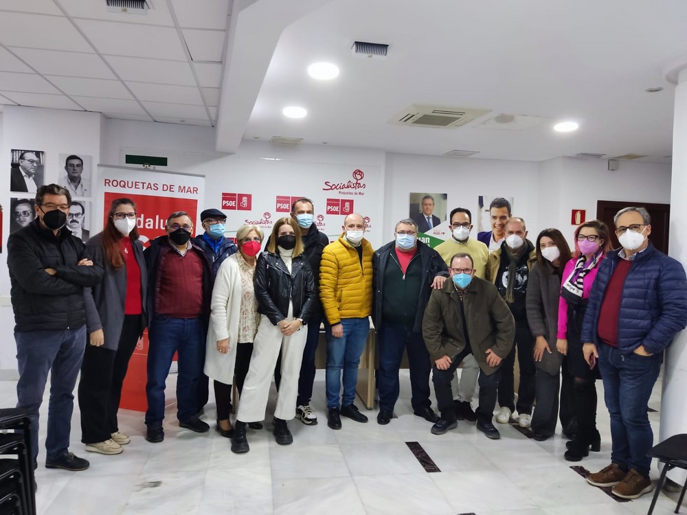 La militancia de Roquetas de Mar elige de forma unánime una nueva Ejecutiva Municipal donde Manolo García se mantiene al frente