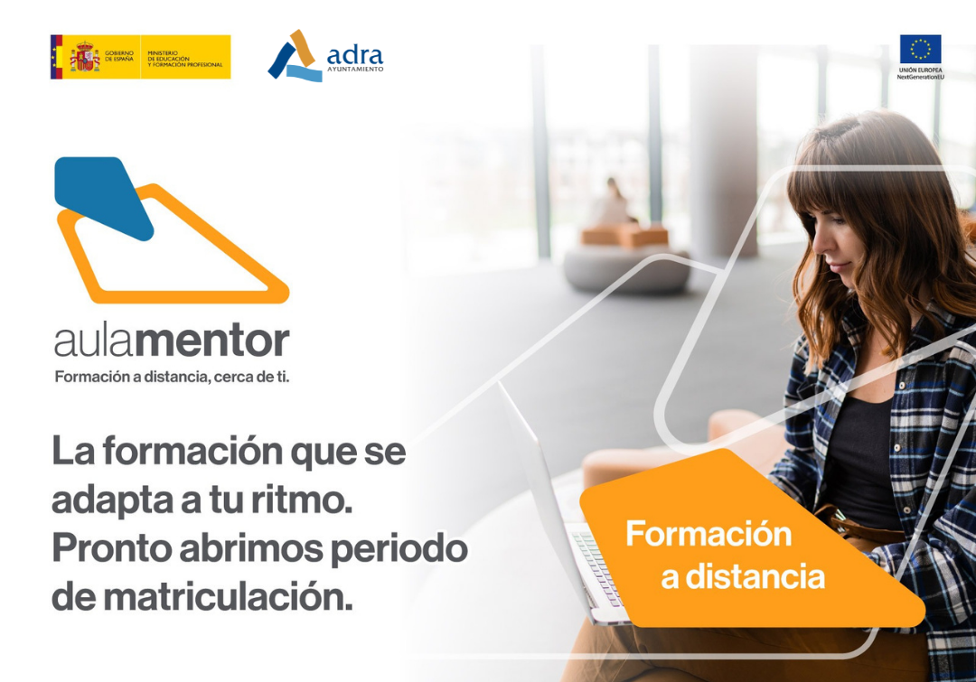 Ayuntamiento de Adra se suma a ‘Aula Mentor’, un programa de formación online con 170 cursos disponibles