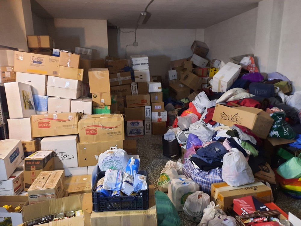 Parte a Ucrania el primer envío solidario de la Hermandad del Cristo de la Luz