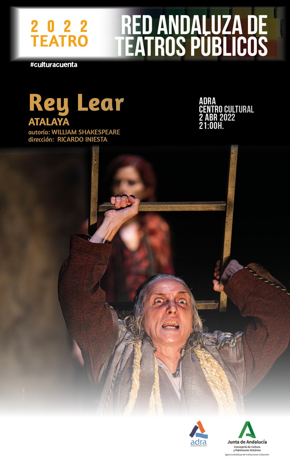 William Shakespeare visita Adra de la mano de ‘Rey Lear’ de Atalaya el próximo 2 de abril