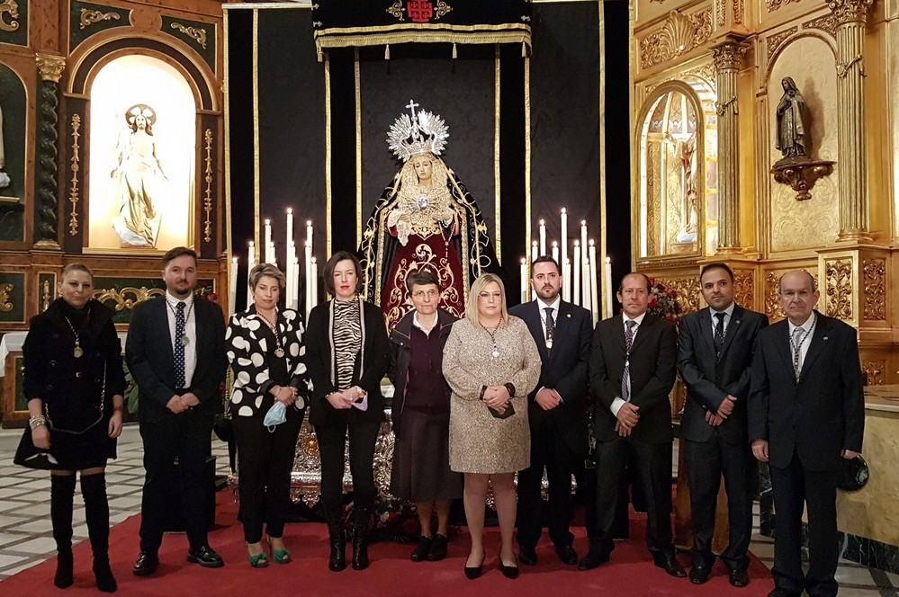 La Cofradía del Viernes Santo de Dalías celebra un triduo  en honor de sus imágenes titulares