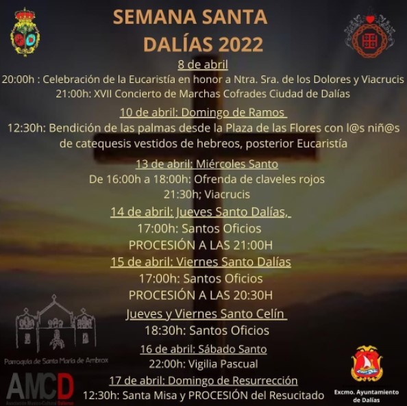 Dalías y Celín presentan su programa para Semana Santa
