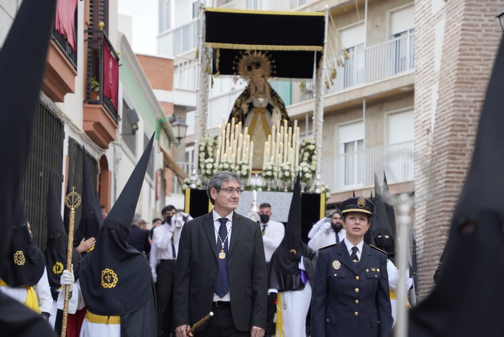 Adra venera al Santísimo Cristo de la Expiración y a María Santísima de los Dolores este Jueves Santo