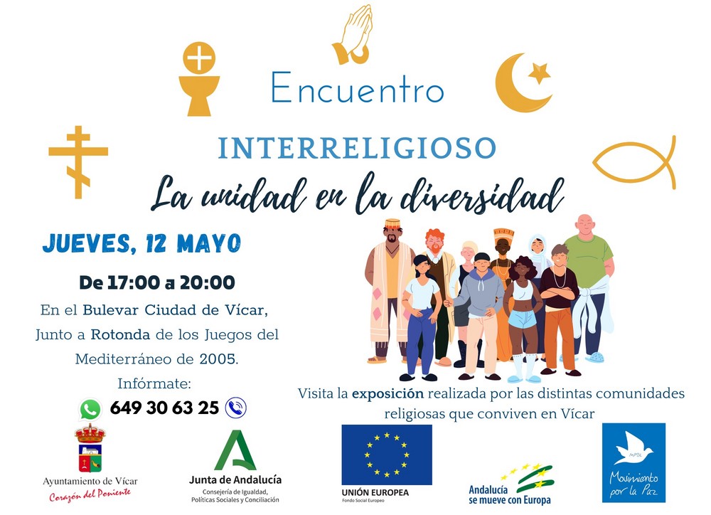 Las comunidades religiosas de Vícar se unen en la diversidad