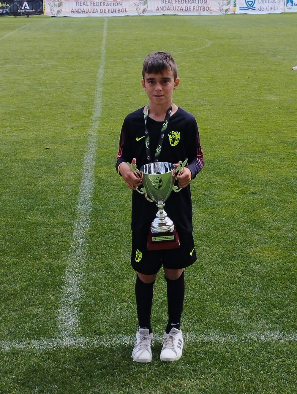 Iker Martínez, portero del Club Polideportivo El Ejido, logra el bronce en la Copa de Andalucía de selecciones provinciales benjamín de fútbol 7