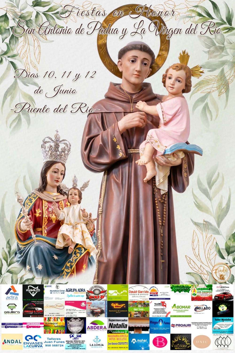 Puente del Río prepara ya sus fiestas patronales en honor a la Virgen del Río y San Antonio de Padua