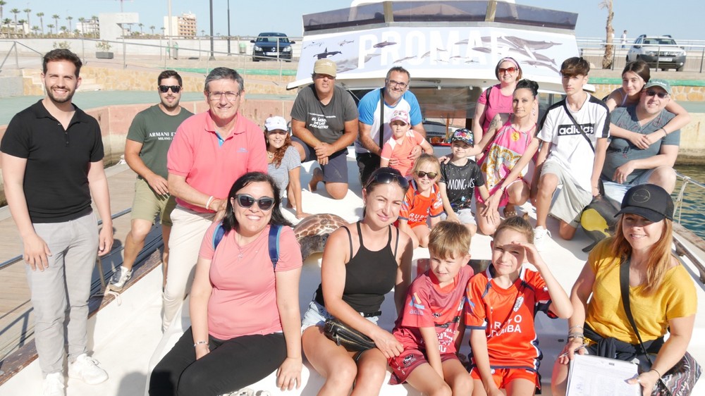 Manuel Cortés se sube a la Blancazul en una de las salidas programadas por el Día Mundial del Medio Ambiente