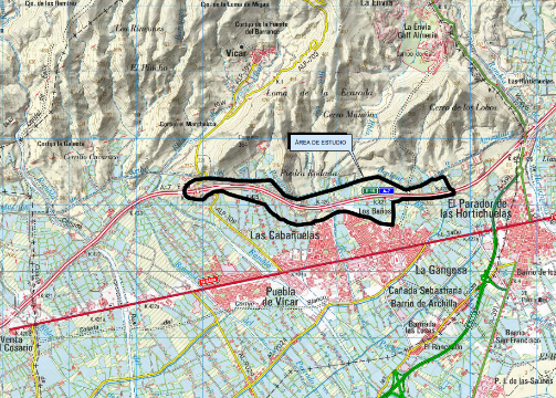 Mitma adjudica el contrato para redactar el proyecto de mejora del enlace de Vícar en la A-7