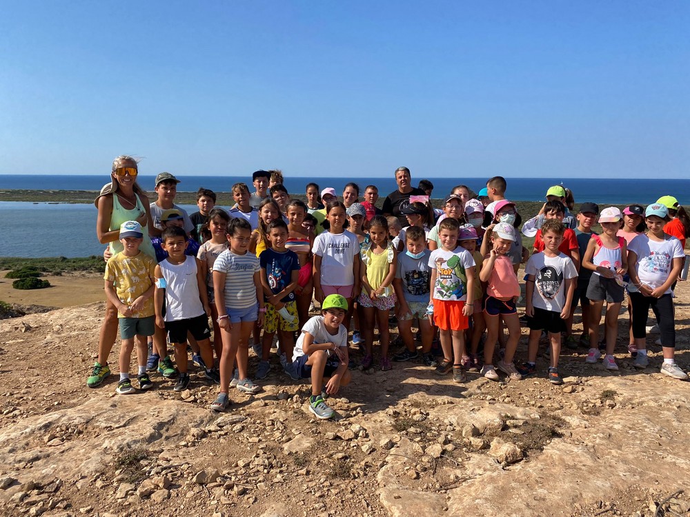 Celebran un taller educativo y medioambiental en Punta Entinas con los niños del Campus Deportivo ‘Ciudad de Vícar