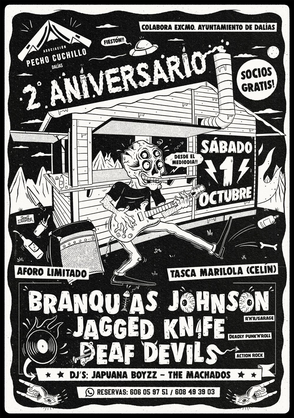 La Asociación Pecho Cuchillo celebra su segundo aniversario en Celín